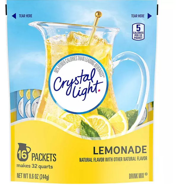 Crystal Light Lemonade Mix, 16 pk.