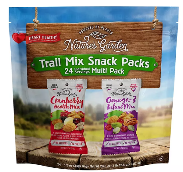 Nature's Garden Trail Mix Snack Packs, 1.2 oz., 24 pk.