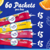 Crystal Light Variety Pack Drink Mix Packets 60 - Image 2