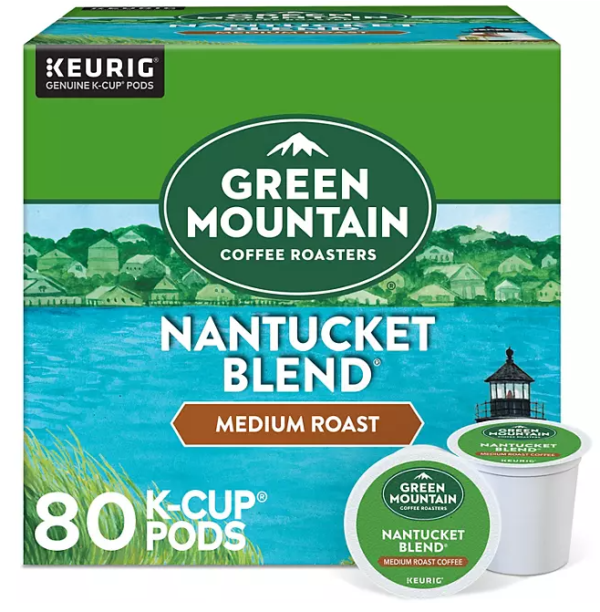 Green Mountain Coffee Roasters Medium Roast K-Cup, Nantucket Blend, 80 ct.