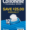 Cottonelle Freshcare Flushable Wipes, 12 ct., 504 wipes - Image 2