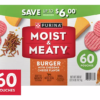 Purina Moist & Meaty Burger with Cheddar Cheese Flavor, Adult Dog Food, 6 oz., 60 ct. - Image 3