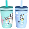 Zak Designs 12-oz. Stainless Steel Double-Wall Tumbler for Kids with Straw, 2-Piece Set, Choose Color - Image 3