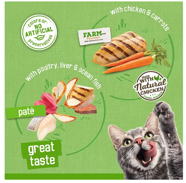 Purina Friskies Variety Pack, Adult Pate Wet Cat Food, 5.5 oz., 60 ct.