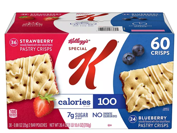 Special K Pastry Crisps, Variety Pack, 60 ct.