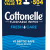 Cottonelle Freshcare Flushable Wipes, 12 ct., 504 wipes - Image 3